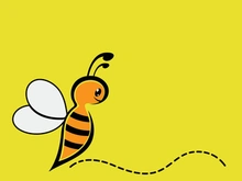 Bee Logo Template vector icon illustration design