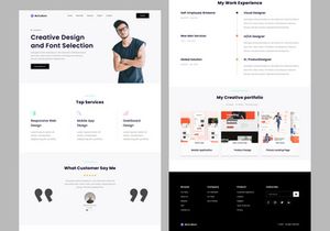 Mccullum - Personal portfolio landing page