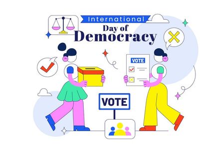 10 International Day of Democracy Illustration