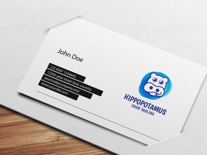 unique hippos - Logo Template
