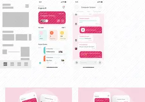 Education – App für kollaborative Prüfungsvorbereitung [Figma]