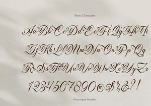 Finytaels | Handwritting Romantic Script