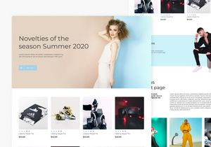 Alyas online store ui-kit in figma and Photoshop