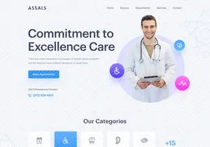 Assals - Design de site médico