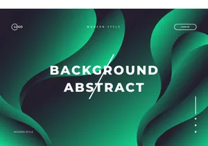 Dark Green Abstract Background