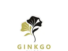 Ginkgo biloba leaf logo. can be used for herbal health products modern style logo design template