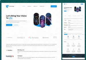Software Housing Landing Page