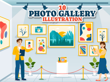 10 Photo Gallery Illustration preview picture