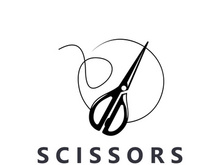 Scissors Logo Design Icon Template. Modern simple design. barbers tools and barbershop. Vector Illustration