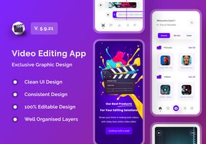 Video Editor App Design