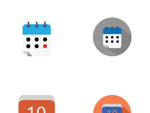 Calendar logo design.