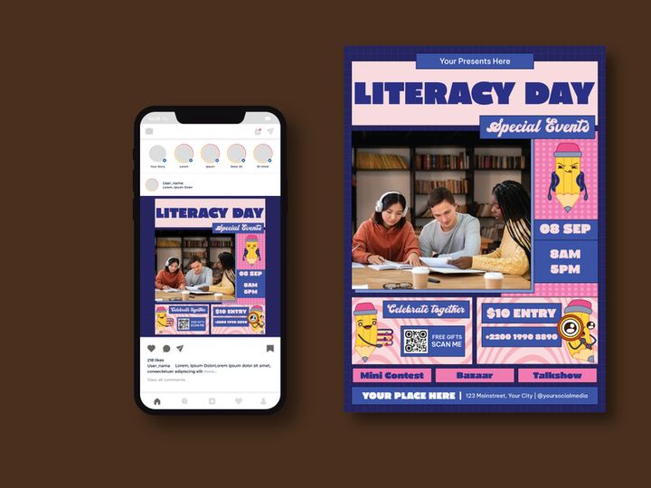World Literacy Day Flyer