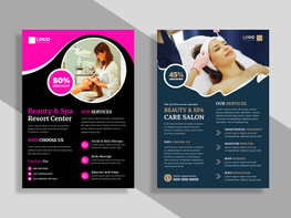 Beauty Spa Salon Flyer Template Design Ver-3 preview picture