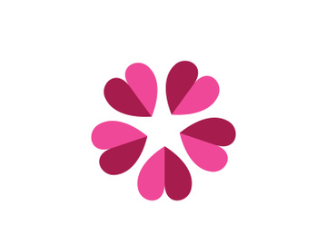 flower vector icon design template preview picture