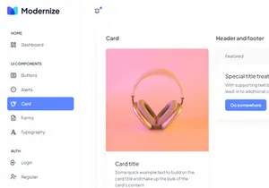 Modernize Free Bootstrap Admin Dashboard Template