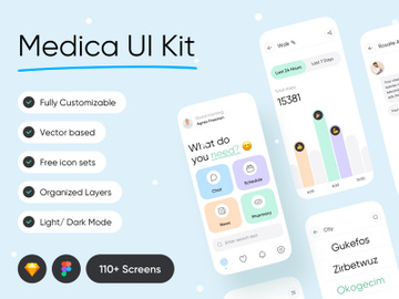 Medical UI Kit preview picture