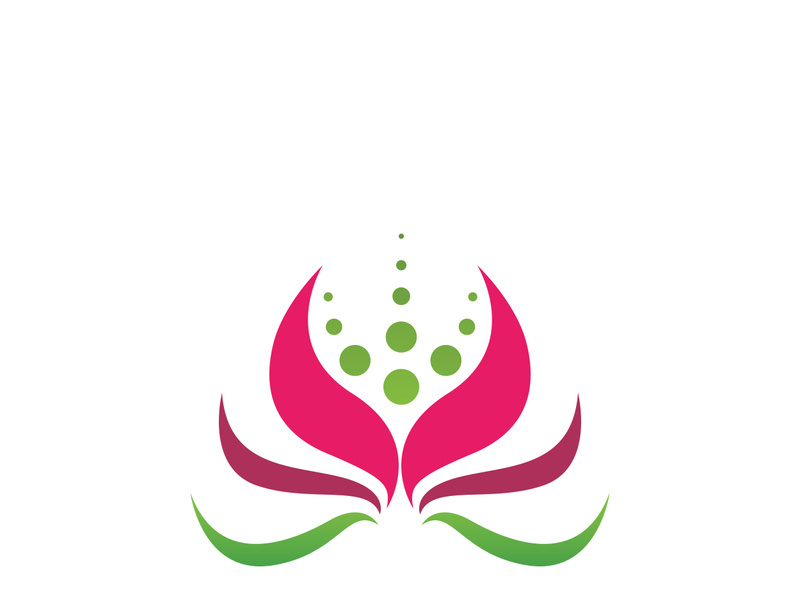 Beauty Vector lotus flowers design logo Template icon