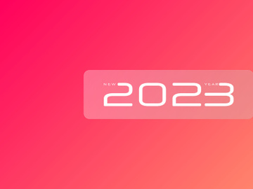 2023 New Year Wallpaper Template Design preview picture