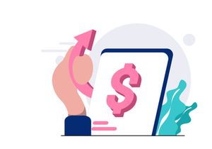 Financial Accounting flat illustration