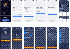 Hopmorth-Restaurant MobileApp UI Kit (Claro & Escuro)