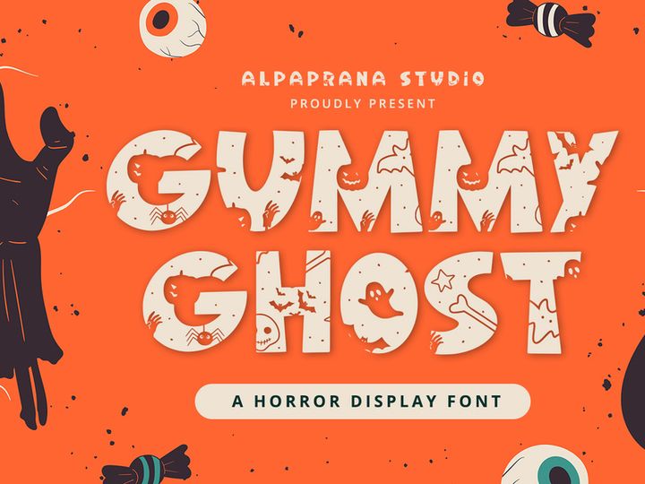 Gummy Ghost - Display Font