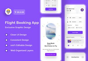 Flight Booking Ticket App Design