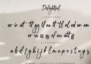 Delightful - Handwritten Font