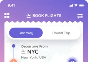 Flight Booking App Freebie