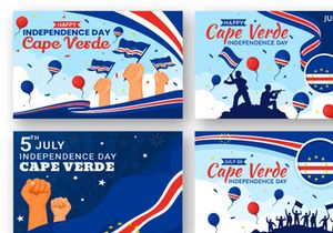 12 Cape Verde Independence Day Illustration