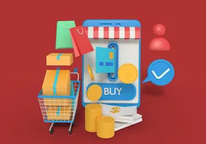 Social Media 3D Illustration Mockup