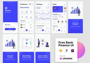 Free Banking UI Kit