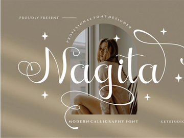 Introducing Nagita - Modern Calligraphy Script Font preview picture