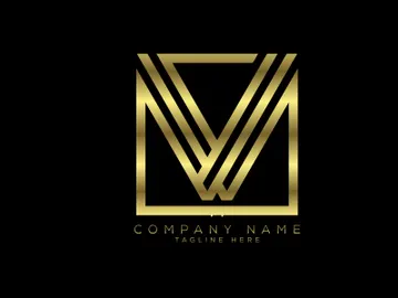 Luxury golden color line letter, Graphic Alphabet Symbol for Corporate Business Identity preview picture