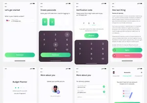 Budget Planner - Onboarding Screens