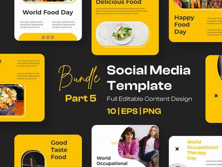 Bundle Social Media Template Part 5