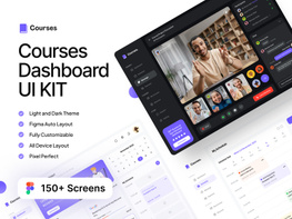 Courses - Courses Dashboard UI KIT preview picture