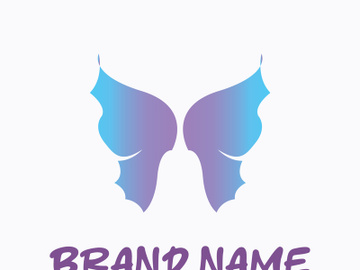 Butterfly logo design preview picture