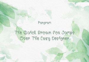 Abighail - Nature Script Font