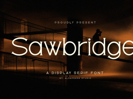 Sawbridge - Serif Font preview picture