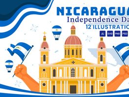 12 Nicaragua Independence Day Illustration preview picture