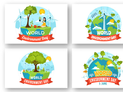 12 World Environment Day Illustration