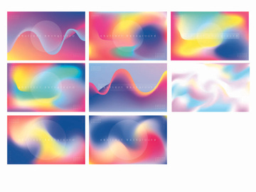 Fluid gradient abstract color gradient background vector preview picture