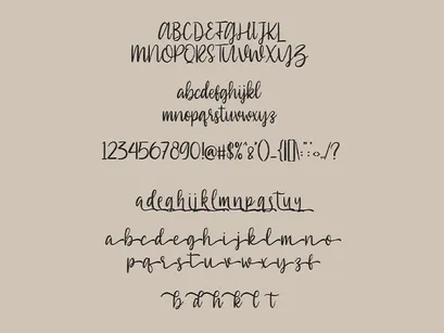 Southiya - Modern Calligraphy Font