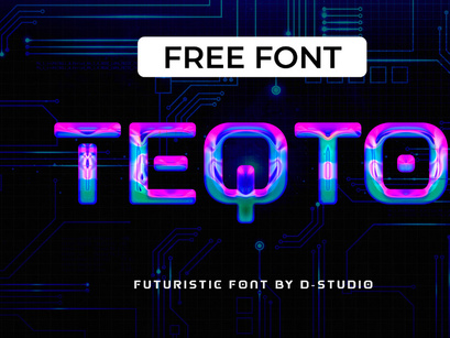 Teqto - Free Font