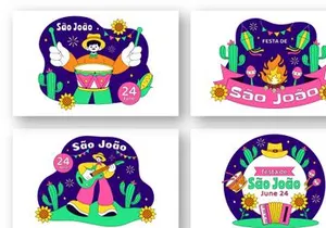 10 Sao Joao Festival Illustration