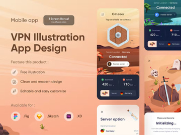 VPN Illustration App preview picture