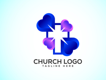 Church logo. Christian sign symbols. The Cross of Jesus preview picture