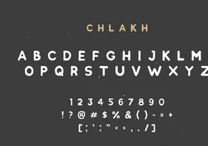 Chlakh Free Retro Typeface