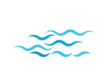 Water wave vector icon illustration preview picture