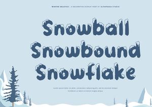 Winter Solstice - Display Font